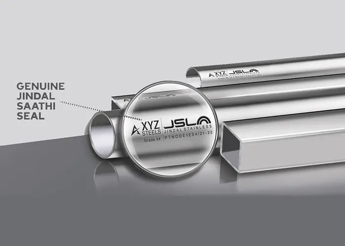Stainless steel pipes in Grade 202 and Grade 304